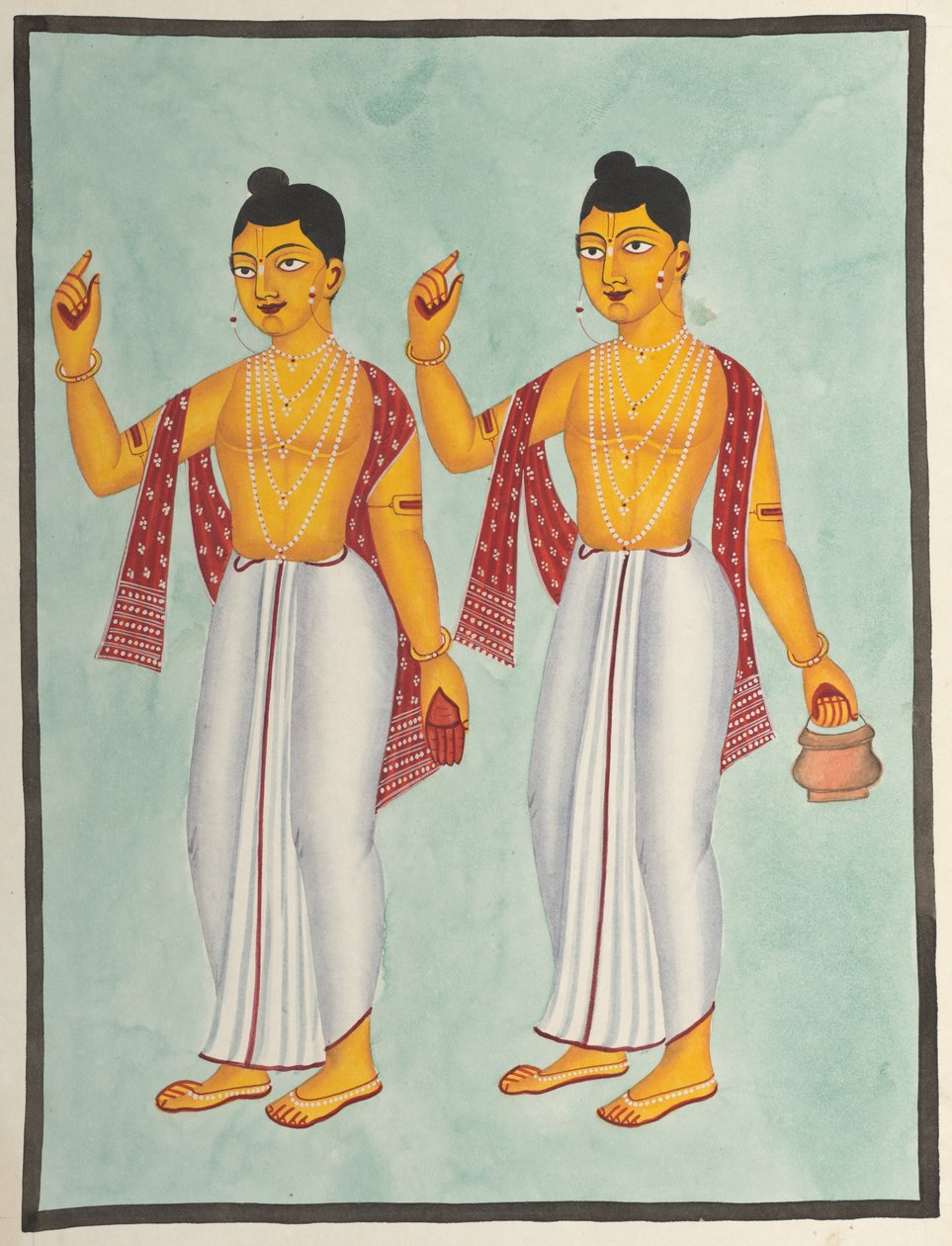 Gaur ve Nitai by Unknown artist