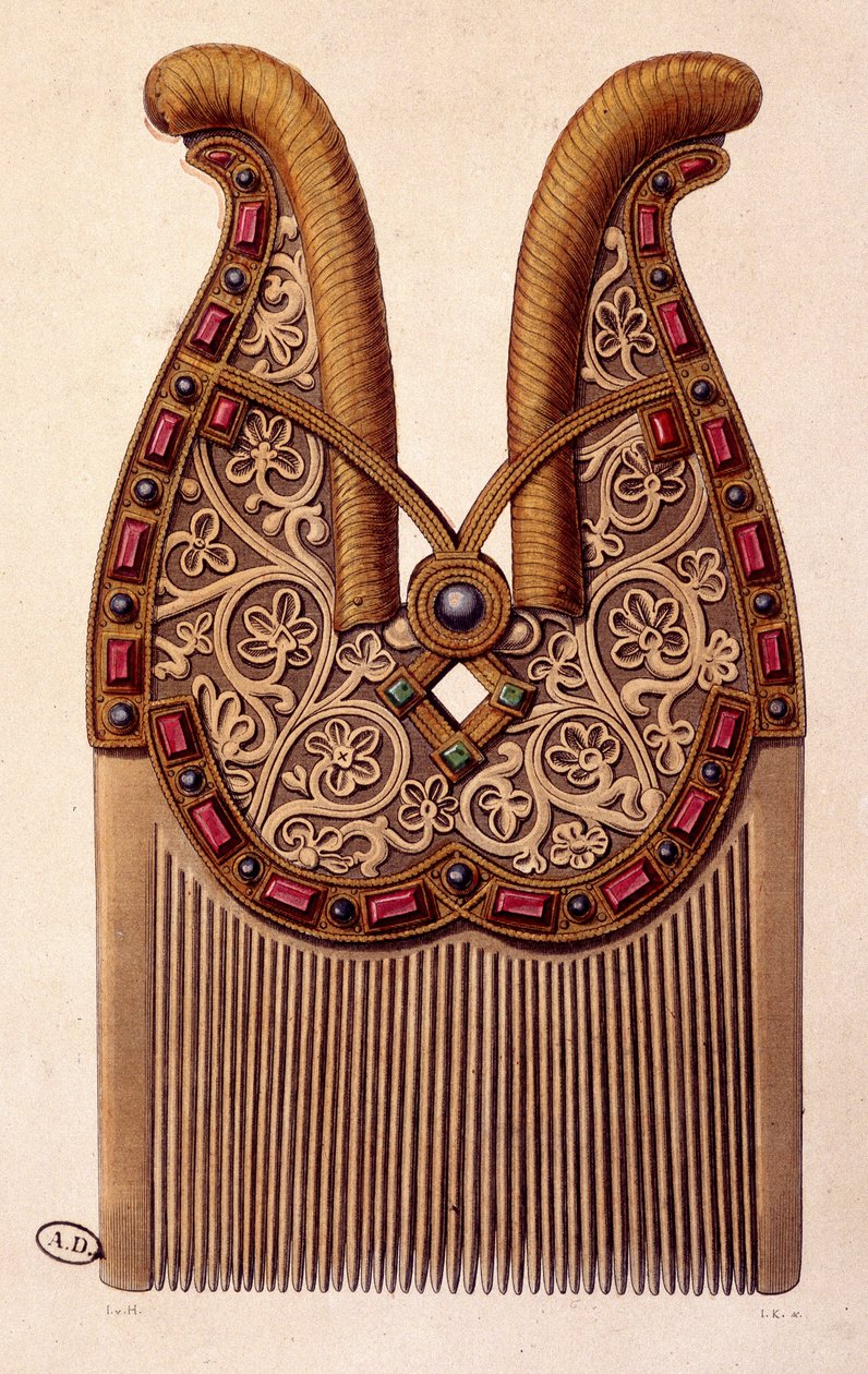 Alman değerli taraklar by Unknown artist