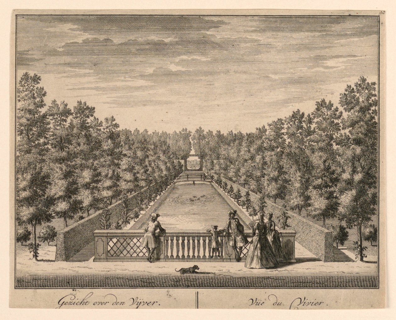 Gölet Görünümü; Vue du Vivier by Unknown artist