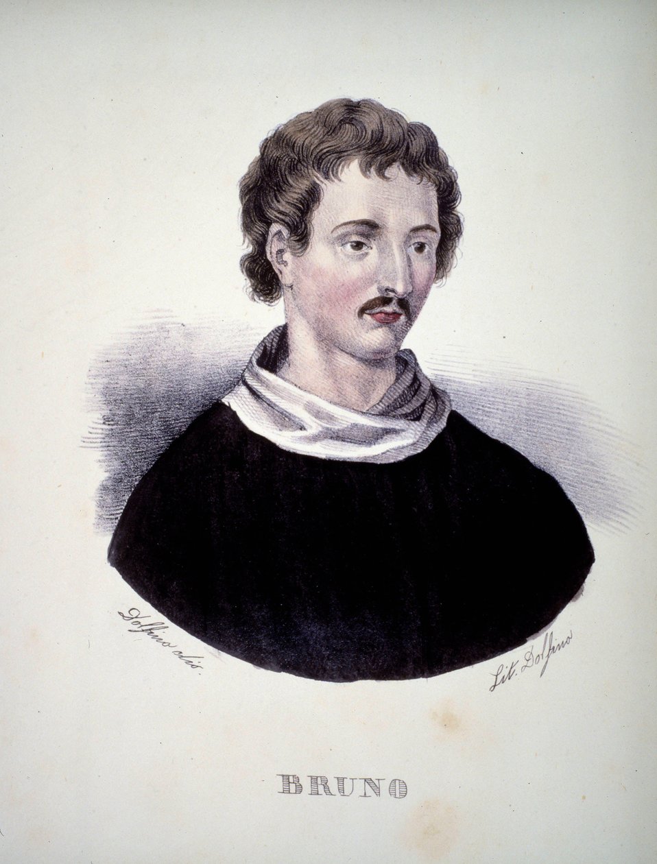 Giordano Bruno (1548 - 1600), İtalyan filozof by Unknown artist
