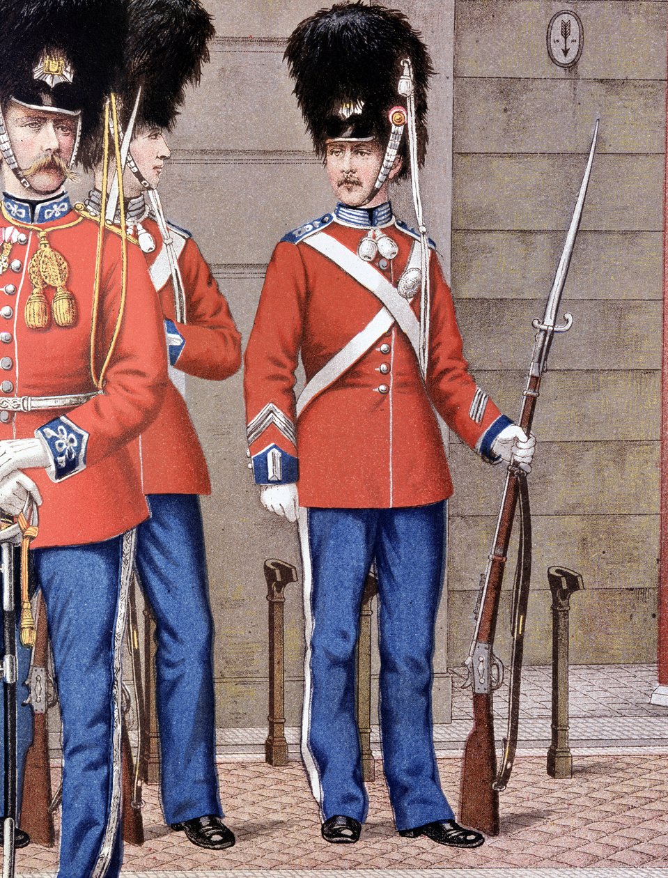 Danimarka Muhafızlarının Grenadiers by Unknown artist