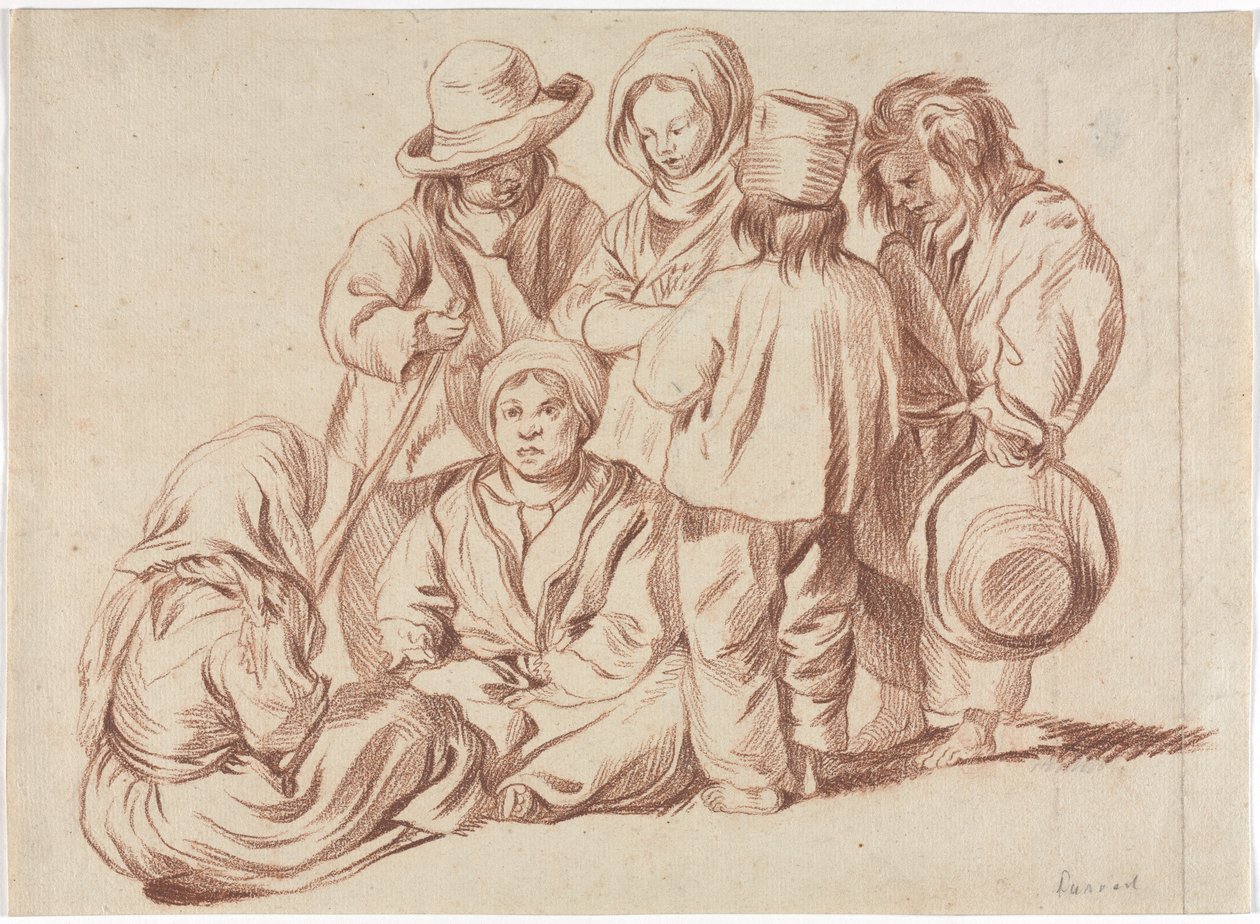 Altı Çocuk Grubu (rekto) by Unknown artist