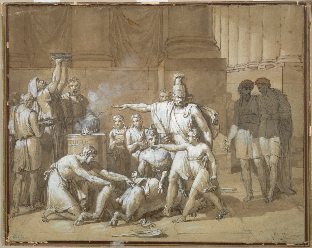Hannibal, Roma'ya Karşı Ebedi Düşmanlık Yemini Ediyor by Unknown artist