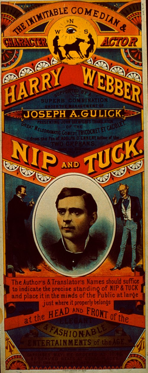 Harry Webber Poster İlanı, c.1890-99 (renkli taş) by Unknown artist