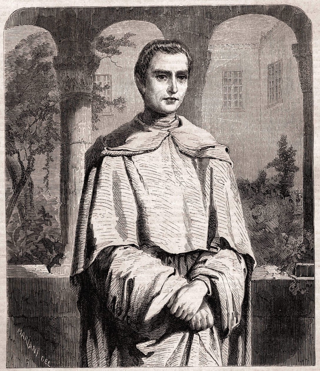 Henri Lacordaire. Fransız rahip ve Dominik 1802-1861. by Unknown artist