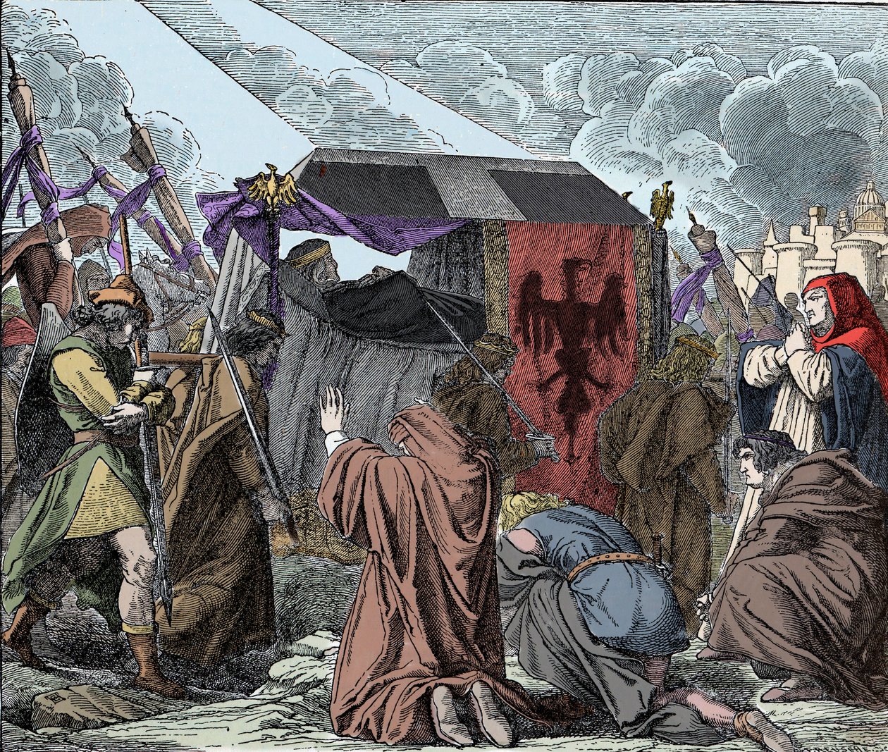 Henry VII Halkı Tarafından Yas Tutuldu - Roma İmparatoru Lüksemburglu VII. Henry