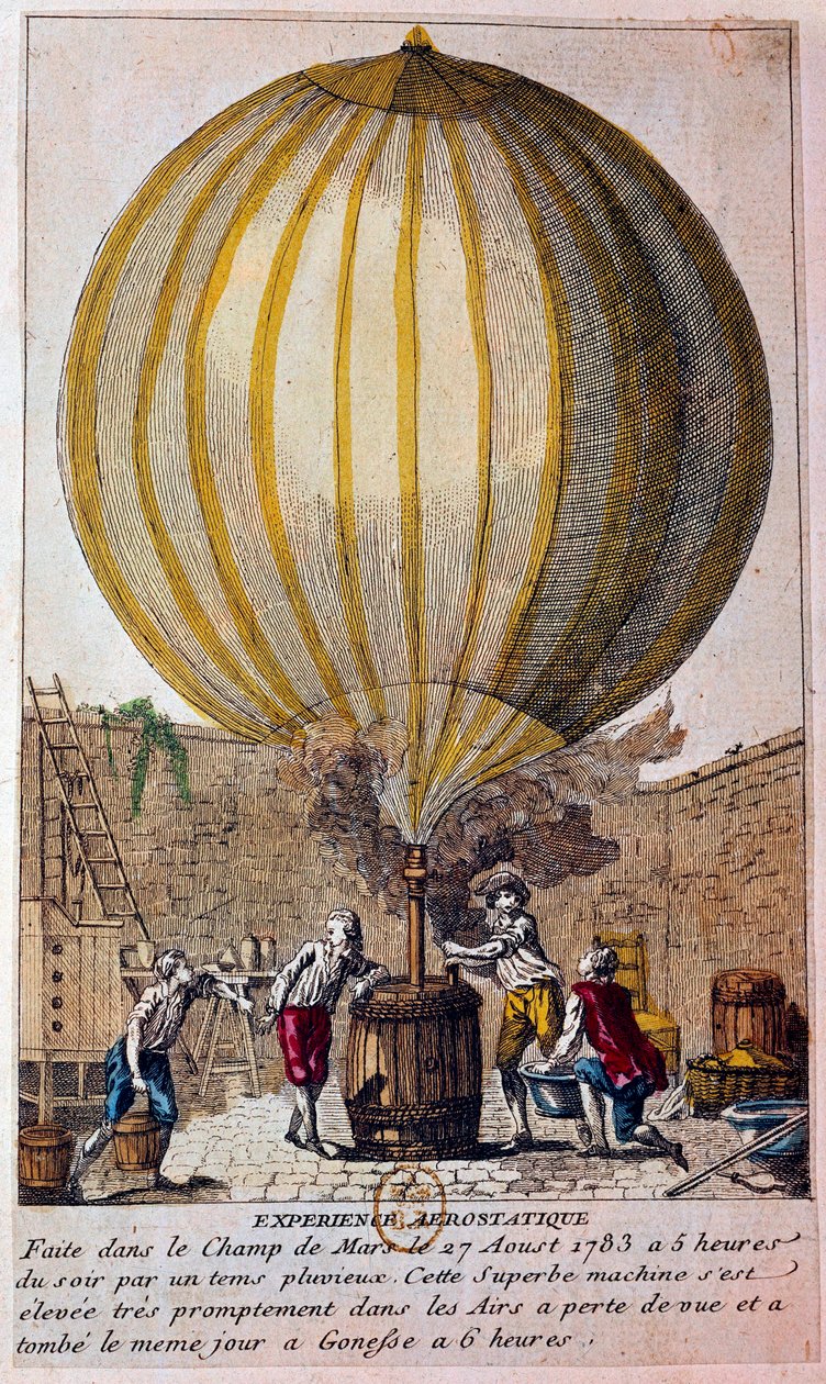 Balonların tarihi: 27/08/1783