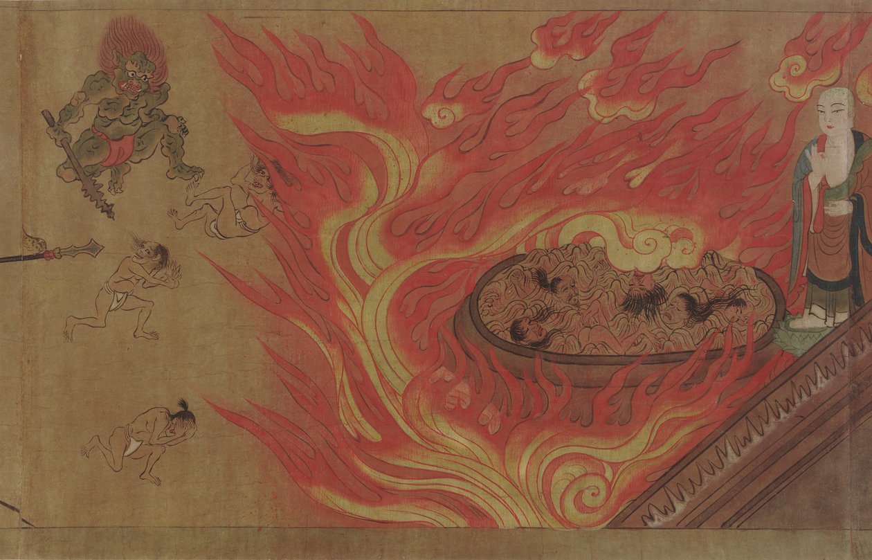 Yatadera adlı tapınağın tarihi by Unknown artist