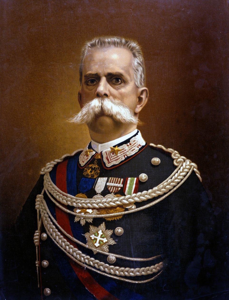 Humbert I, Kromolitografi, 19. yüzyılın sonlarında. by Unknown artist