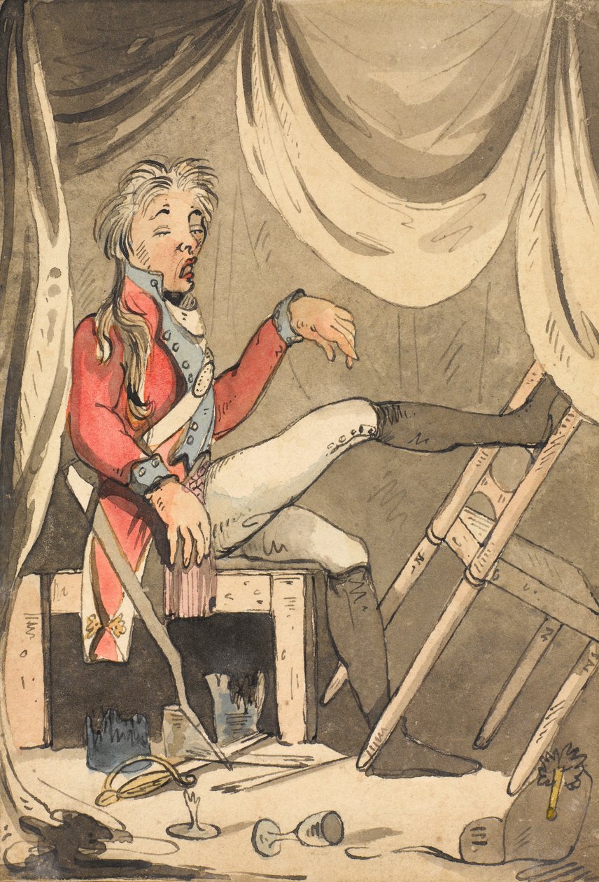 ?Biri nöbette sarhoş olduğumu söylerse - lanet olsun onu bir tekmeyle karşılarım? lanet olsun?, 1796 by Unknown