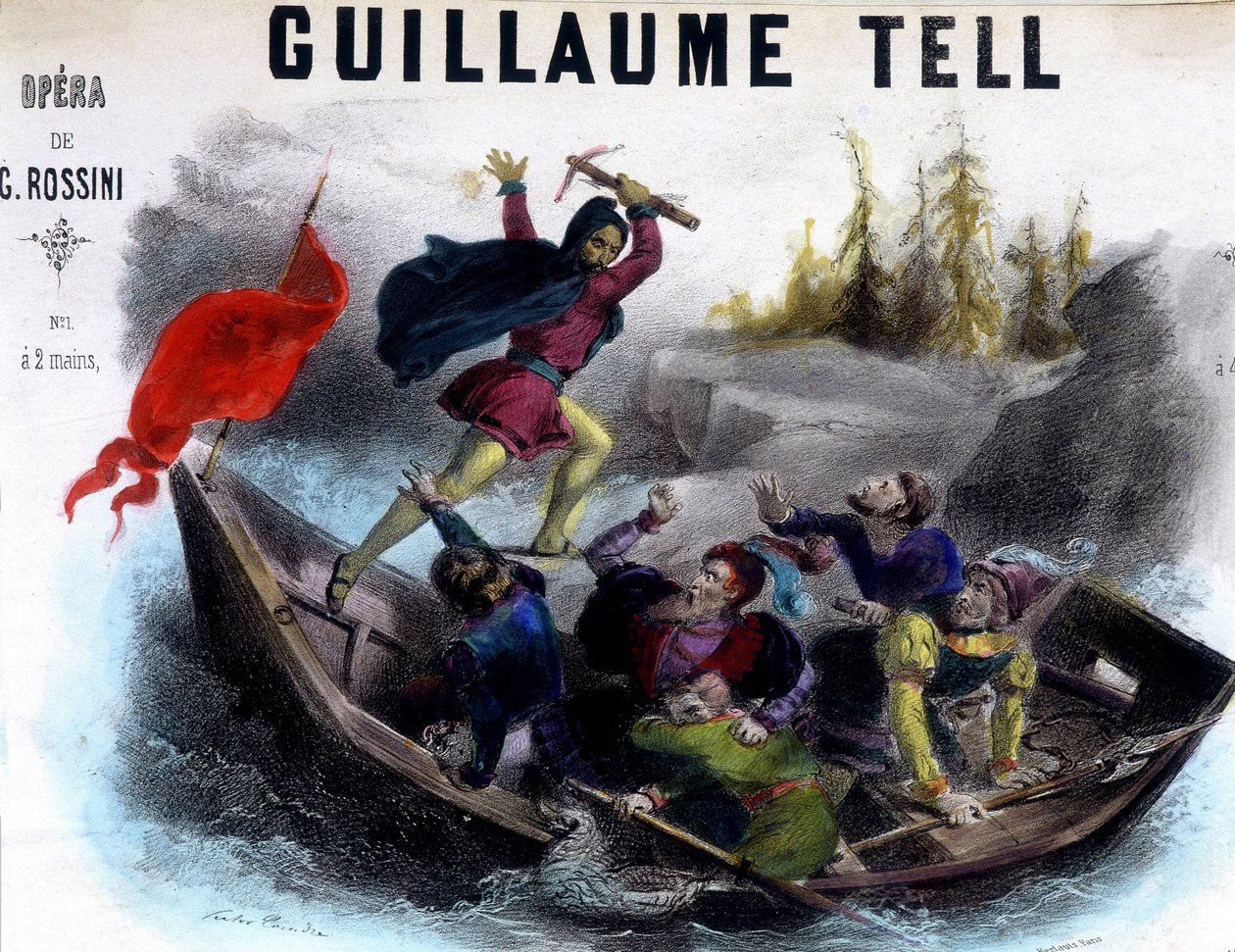 "" Guillaume Tell" puanının çizimi by Unknown artist