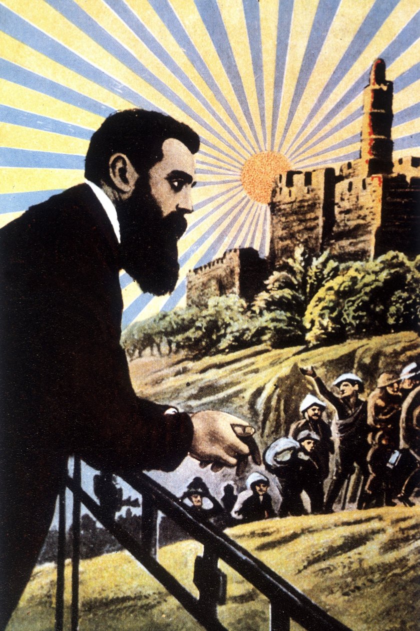 Macar asıllı Yahudi yazar Theodor Herzl