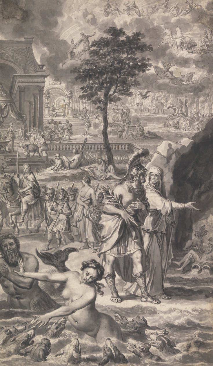 Tonson'un Ovid Metamorfozunun İllüstrasyonu (dörtten biri) by Unknown artist