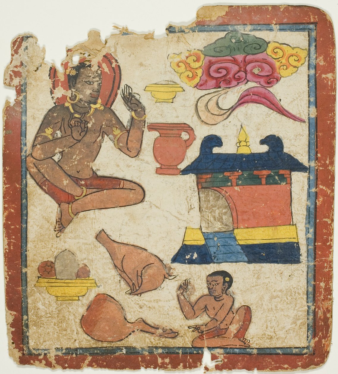 İnisiyasyon Kartları Setinden Bir Görüntü (Tsakali) by Unknown artist
