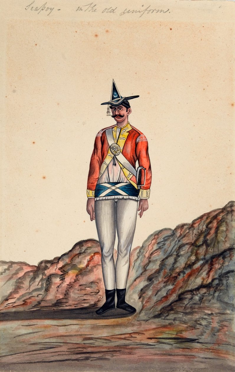 Hint Subayı, Bengal Ordusu, 1805 dolaylarında by Unknown artist