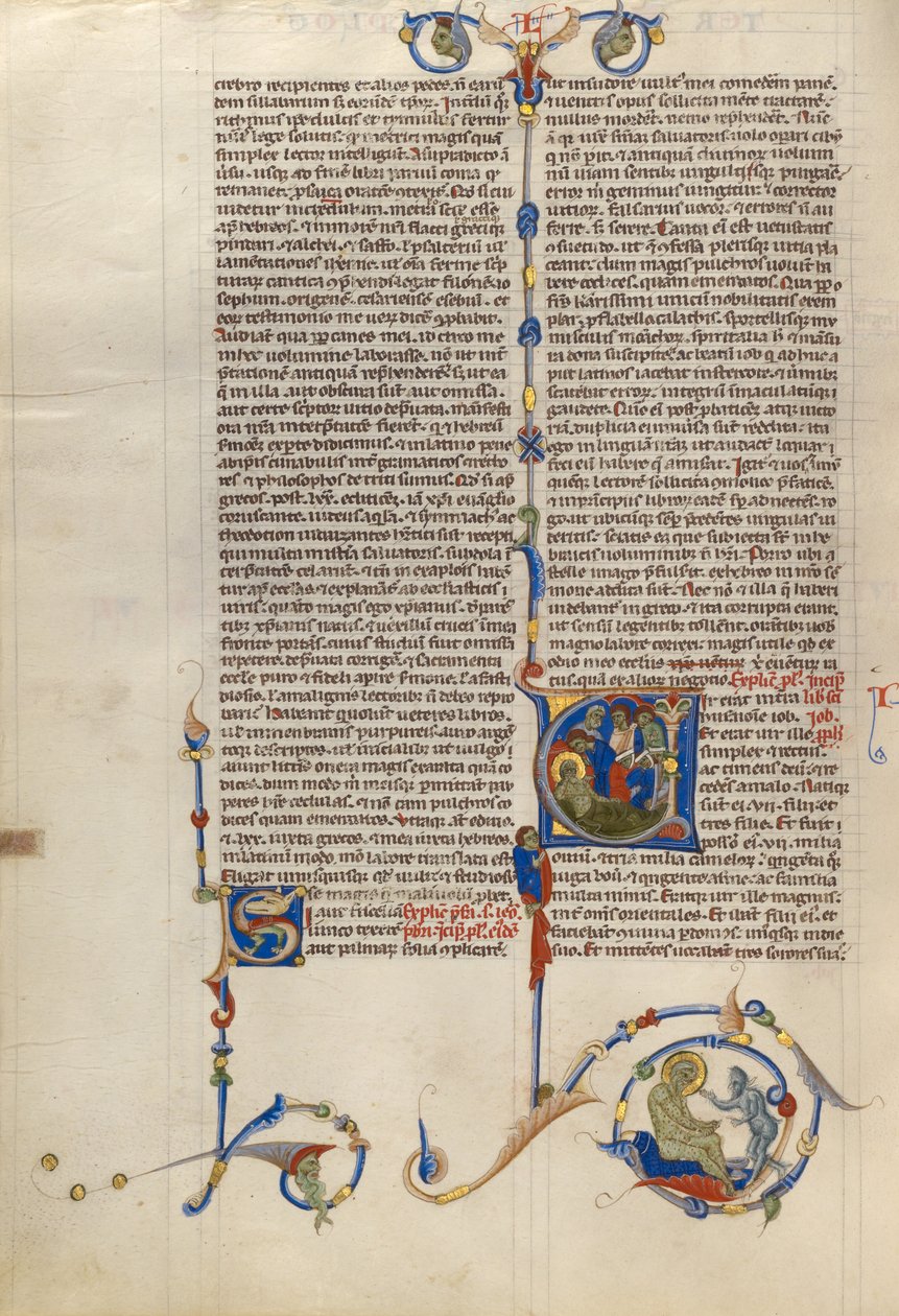 Başlangıç V: Karısı ve Üç Arkadaşı Tarafından Alay Edilen Eyüp by Unknown artist