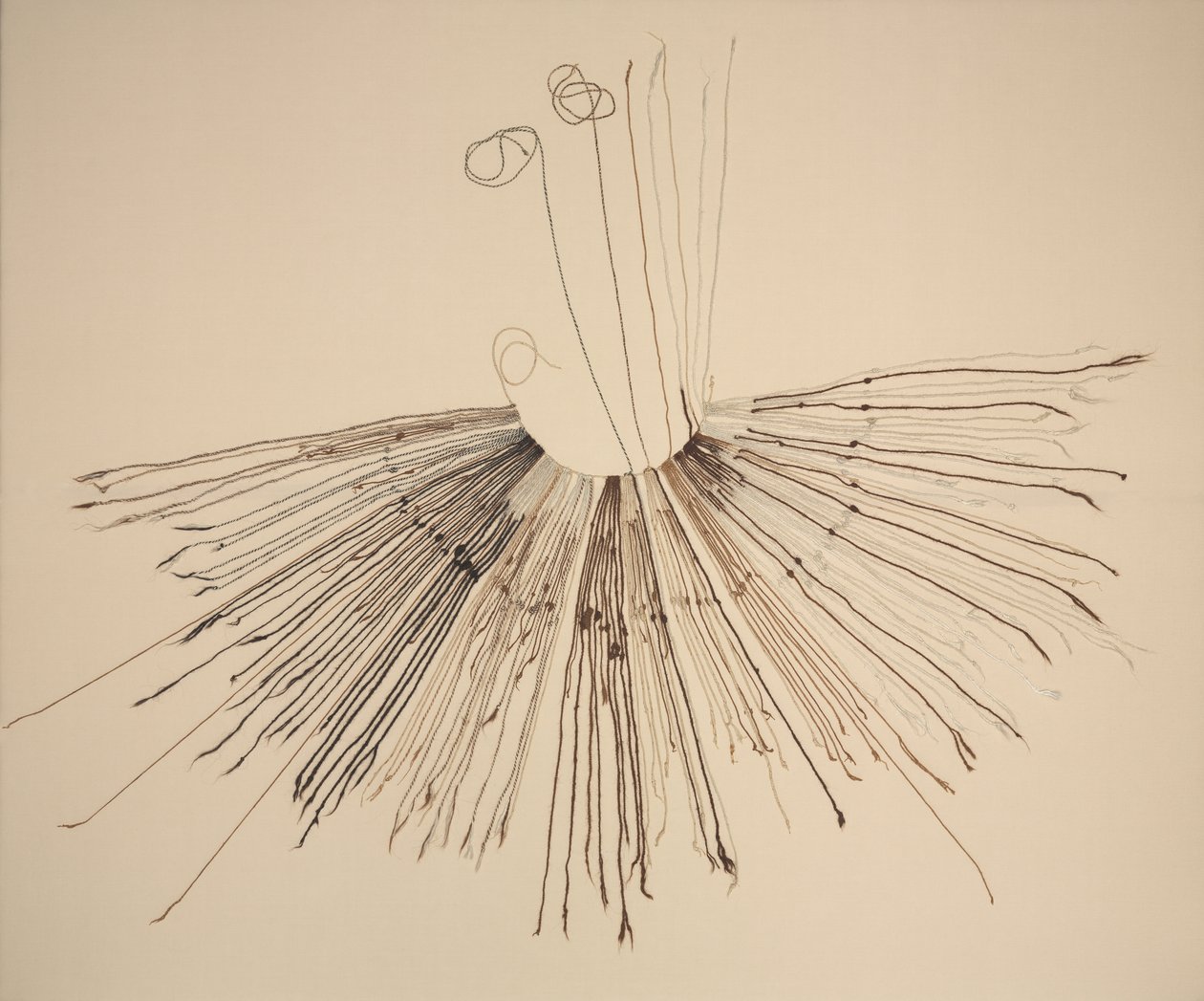 Inka Khipu (Fiber Kayıt Cihazı) by Unknown artist