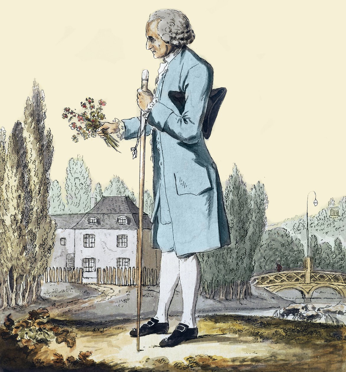 Jean-Jacques Rousseau (1712-78) Ermenonville
