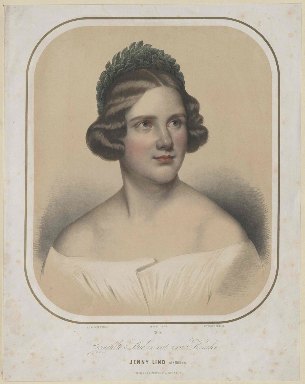 Jenny Lind (baskı) by Unknown artist
