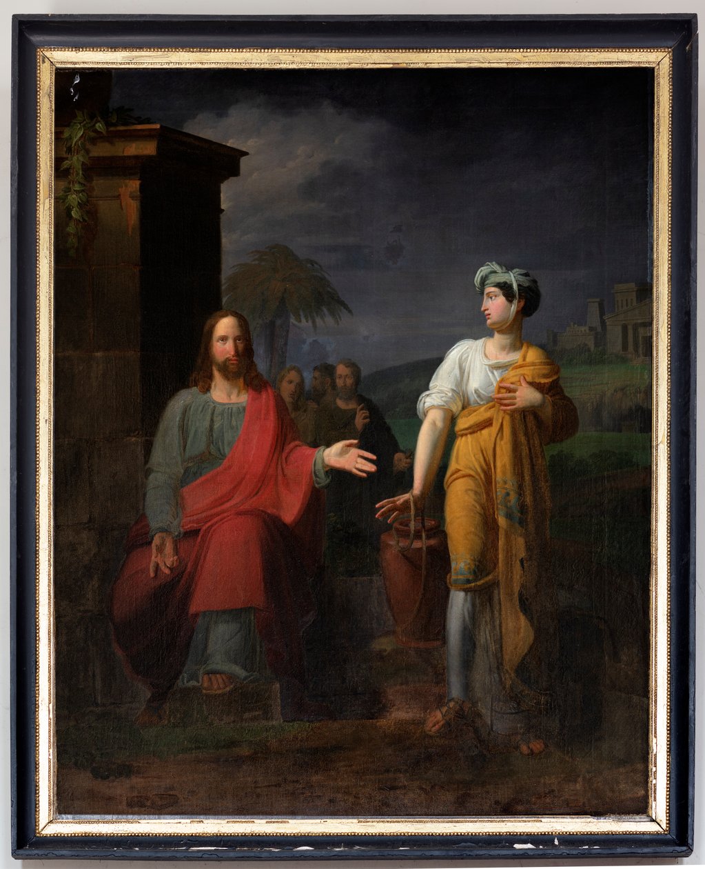 İsa ve Samiriyeli kadın by Unknown artist