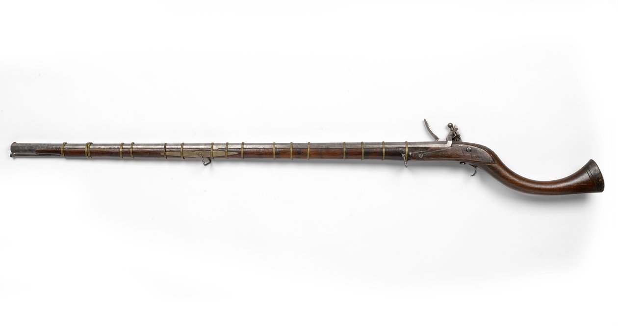 Jezail, yaklaşık 1800 (jezail, çakmaktaşı) by Unknown artist