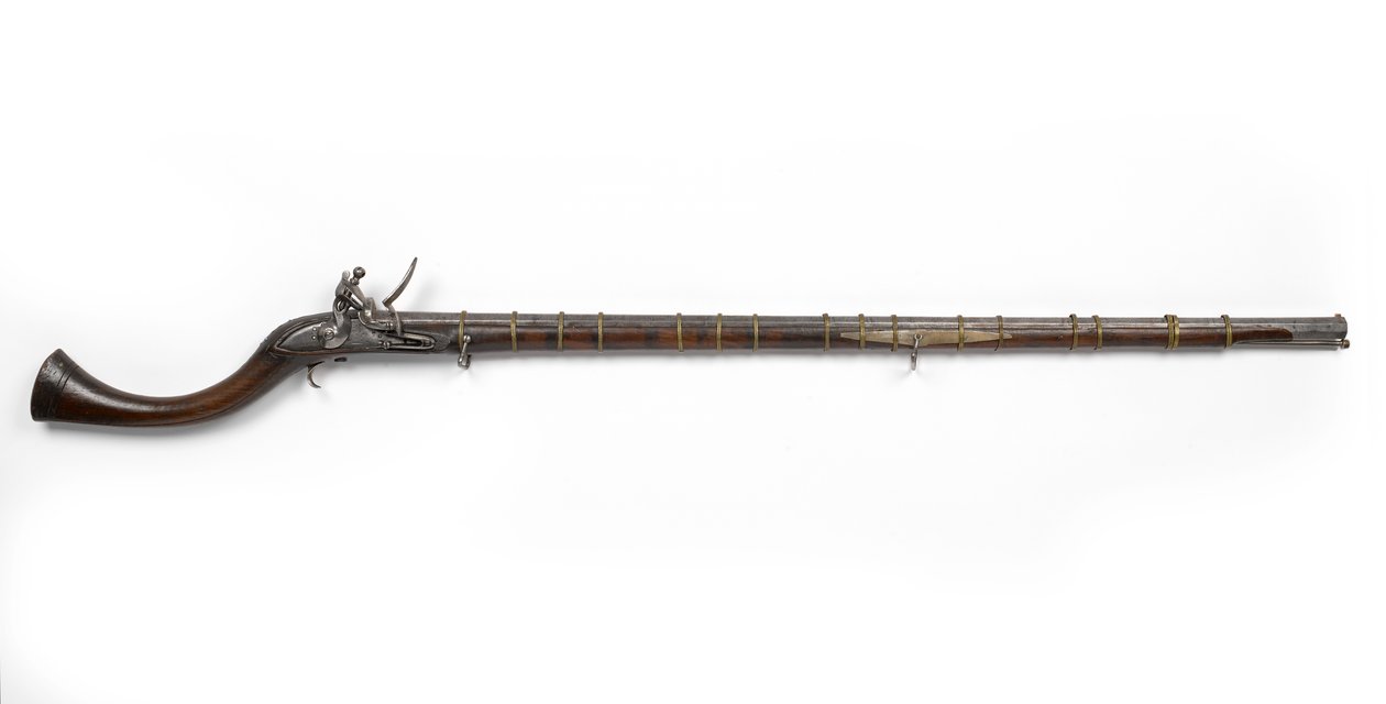 Jezail, yaklaşık 1800 (jezail, çakmaktaşı) by Unknown artist