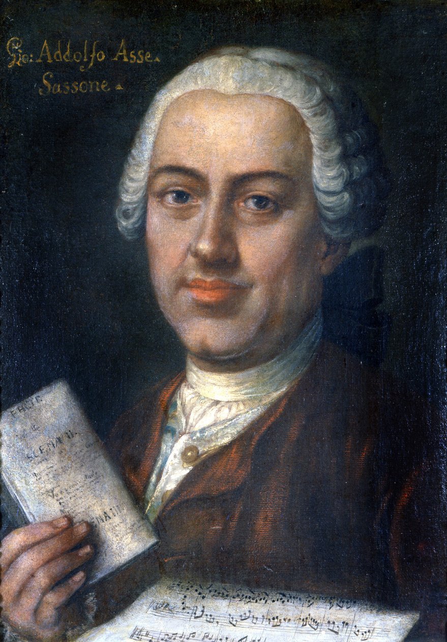 Johann Adolf Hasse, Alman Besteci 1699-1783, Milano Scala Müzesi by Unknown artist