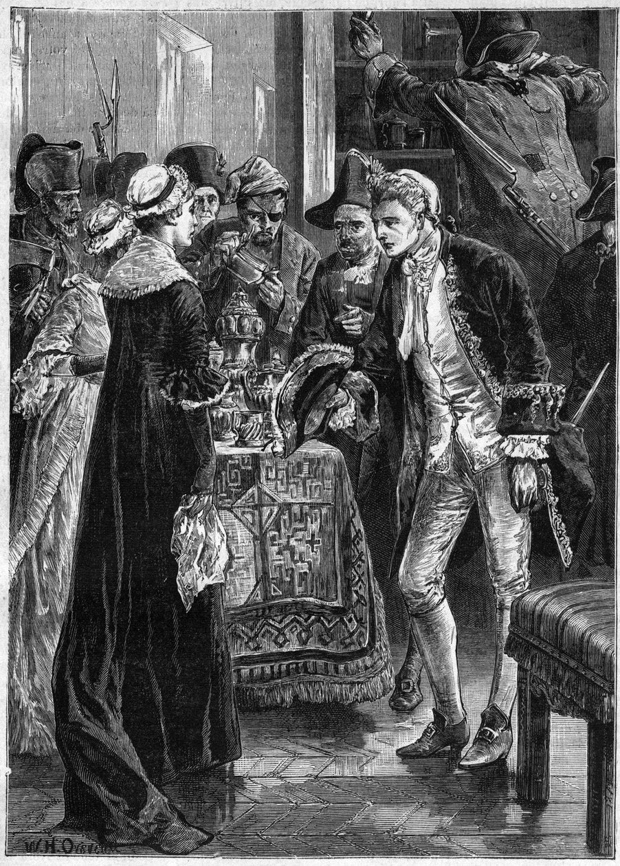 John Paul Jones, adamları değerli eşyalarını aldıktan sonra Lady Selkirk