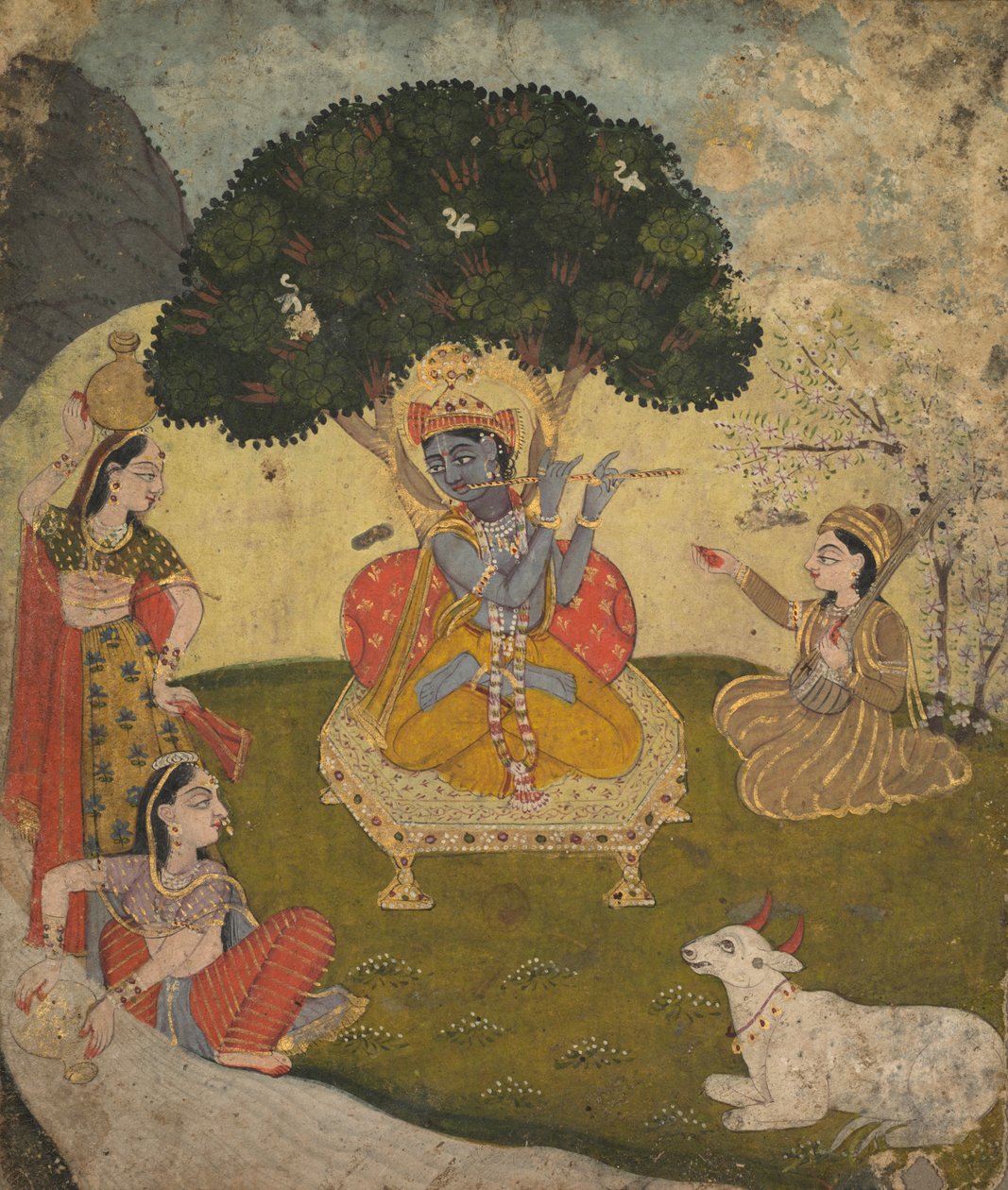 Krishna ve Gopi by Unknown artist