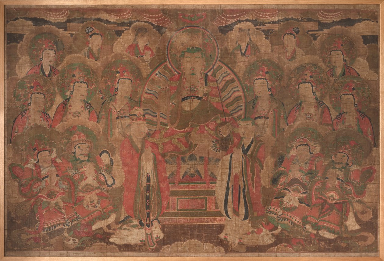 Meclis ile Ksitigarbha Bodhisattva by Unknown artist