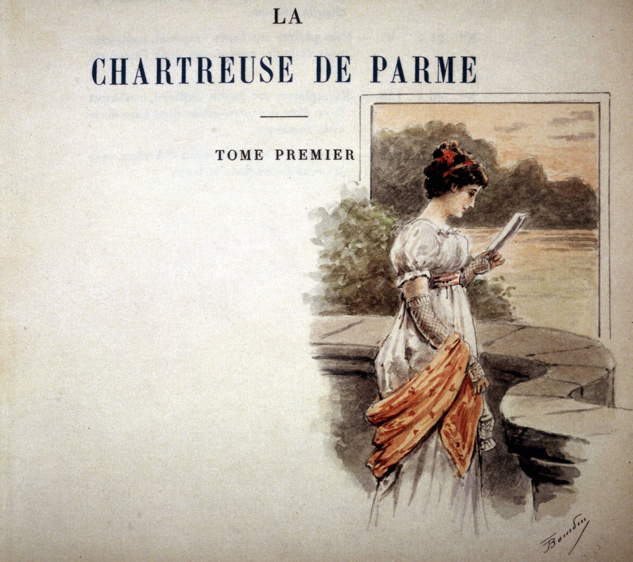 Stendhal tarafından Parma Charterhouse by Unknown artist