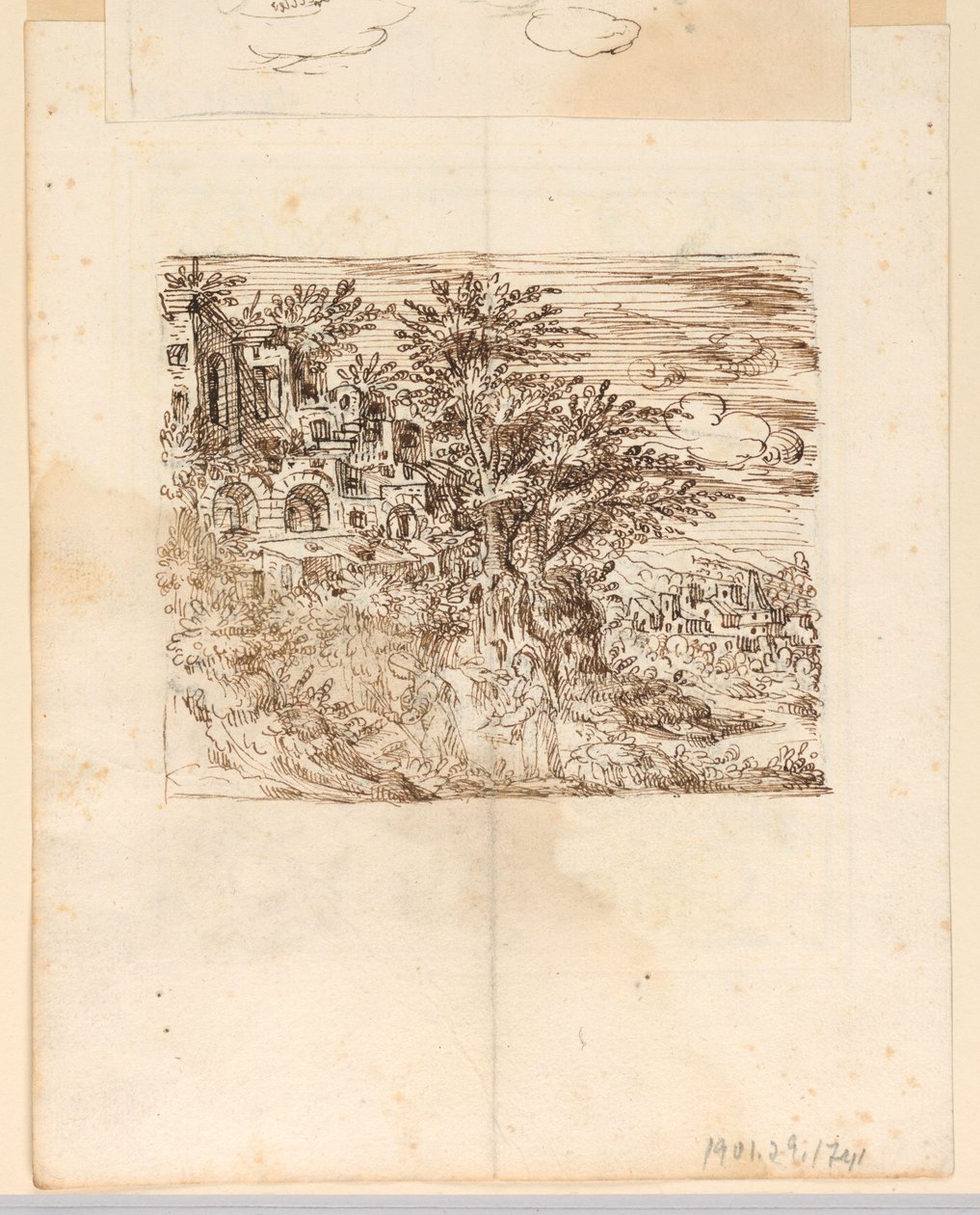 Manzara; Verso: Grotesk Tasarım by Unknown artist