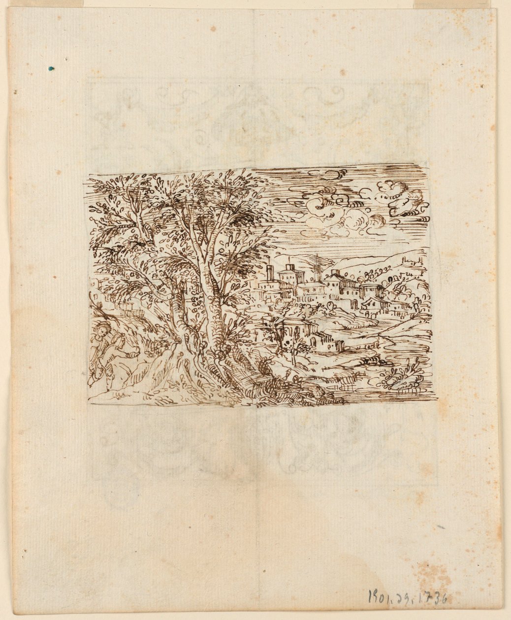 Manzara; Verso: Grotesk Tasarım by Unknown artist
