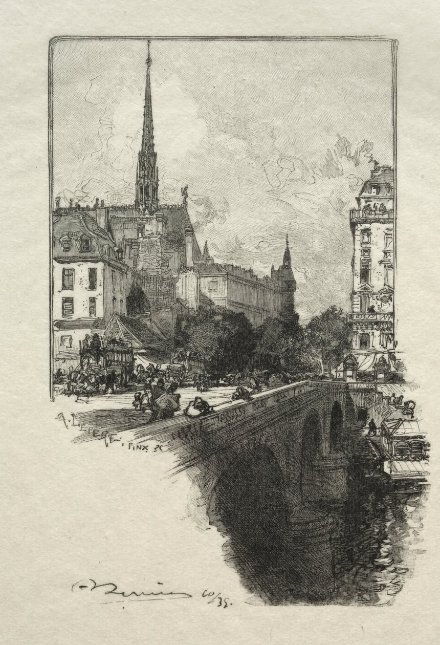 St. Michel Köprüsü by Unknown artist