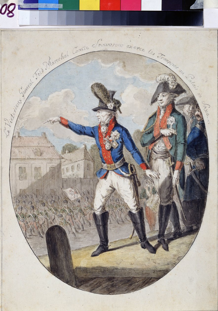 Mareşal Alexander Alexander Souwaroff (Souvaroff veya Souvarov veya Alexander Souvorov) (1729-1800), 1794