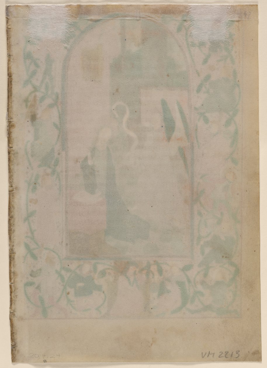 Saatler Kitabından Yaprak: Boş (verso) by Unknown artist