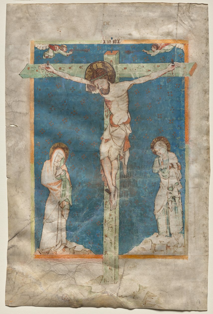 Bir Missal'den Yaprak: Çarmıha Gerilme (rekto) by Unknown artist