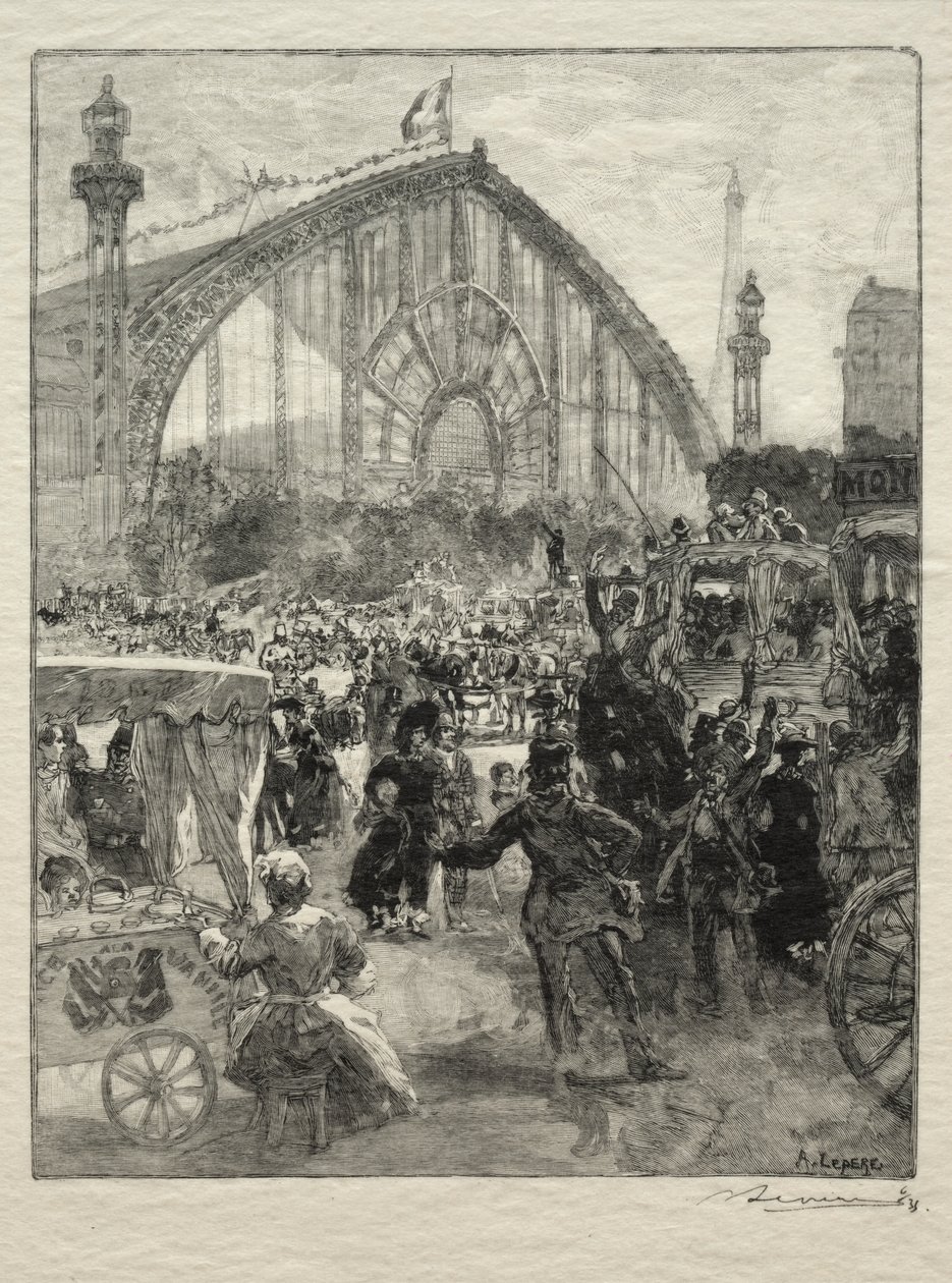 1889 Sergisinden Çıkmak by Unknown artist