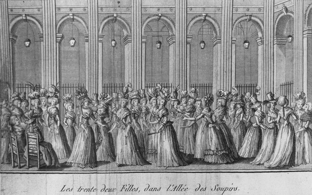 Sipirlerin koridorunda otuz iki kız - “Les filles du Palais Royal”de”, ön sayfa, cilt I, ed. Londra by Unknown artist
