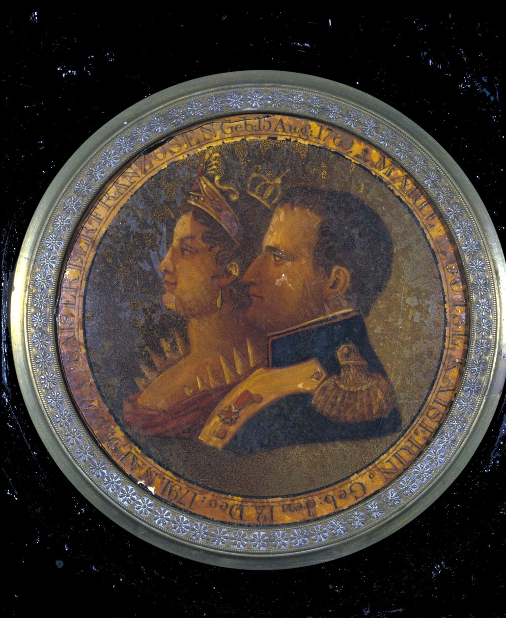 Napolyon I ve Josephine portrelerinin bulunduğu bir enfiye kutusunun kapağı. Milano, Risorgimento Müzesi by Unknown artist