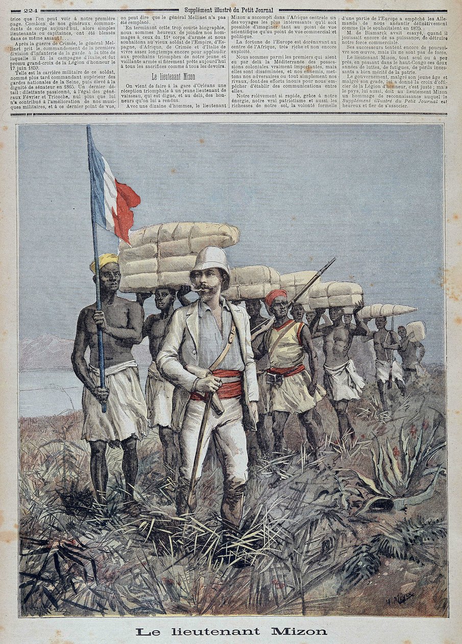 Teğmen Mizon, Orta Afrika