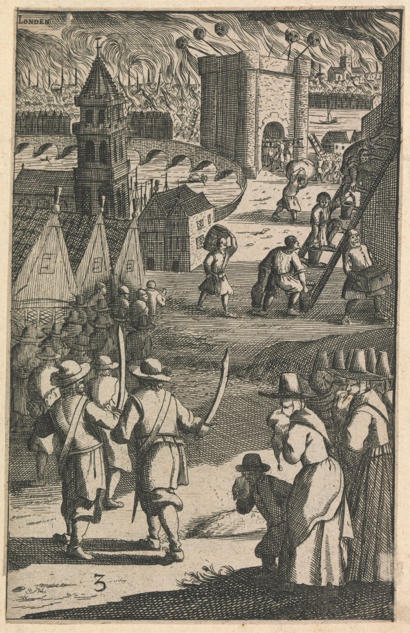 Londra, Ateş by Unknown artist
