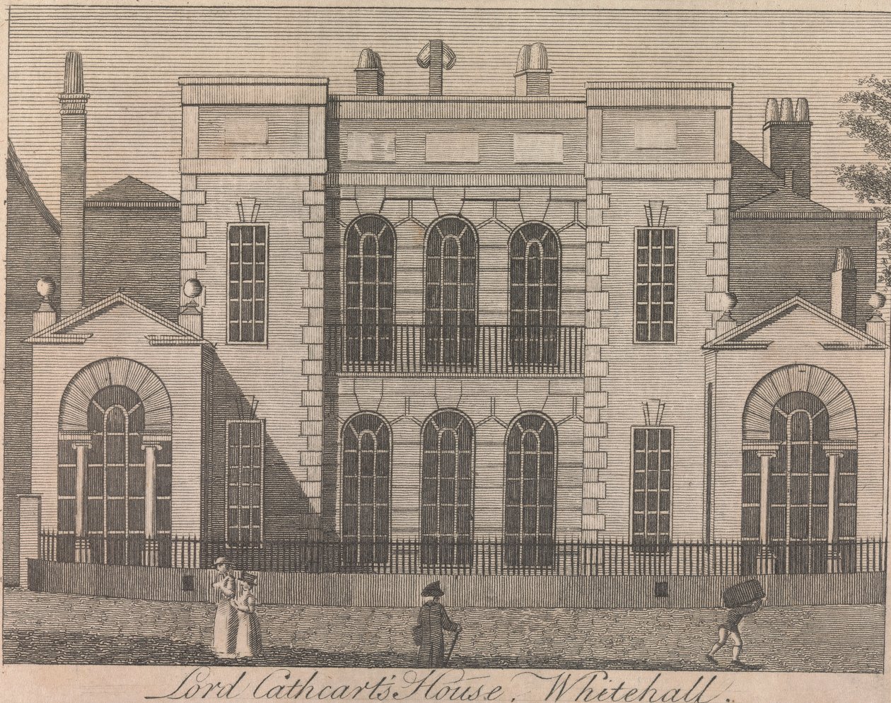 Lord Cathcart'ın Evi, Whitehall; sayfa 58 (Birinci Cilt) by Unknown artist