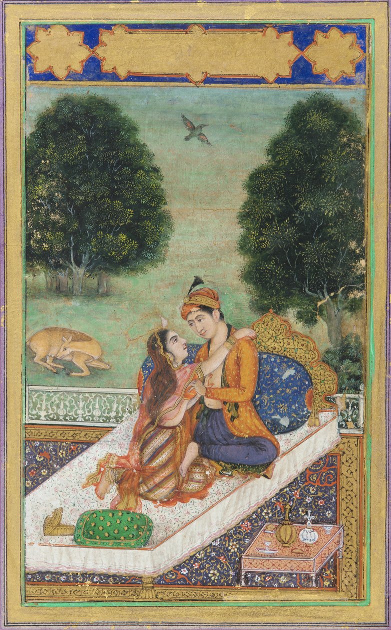 Bir terasta aşıklar by Unknown artist