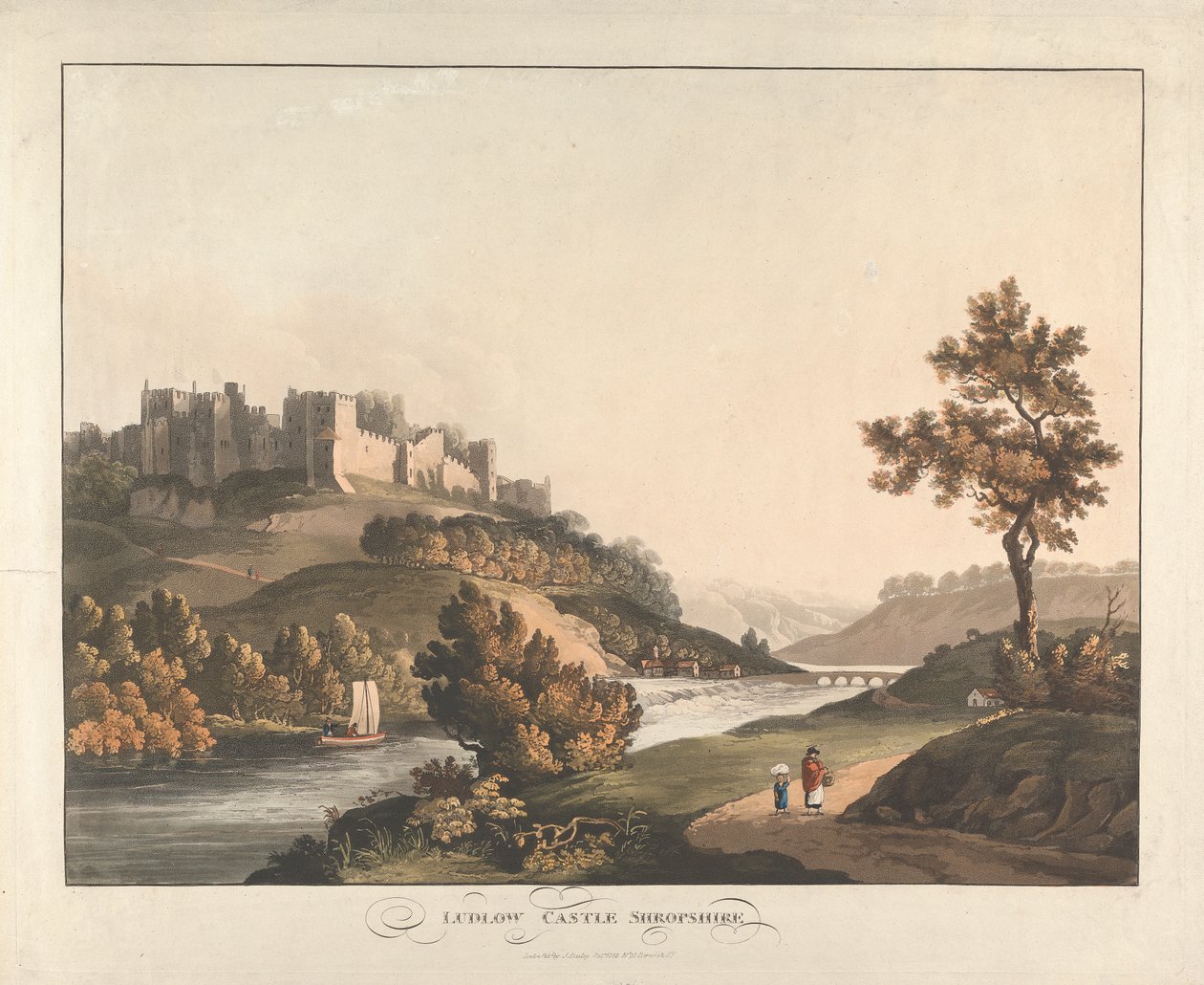 Ludlow Kalesi, Shropshire by Unknown artist