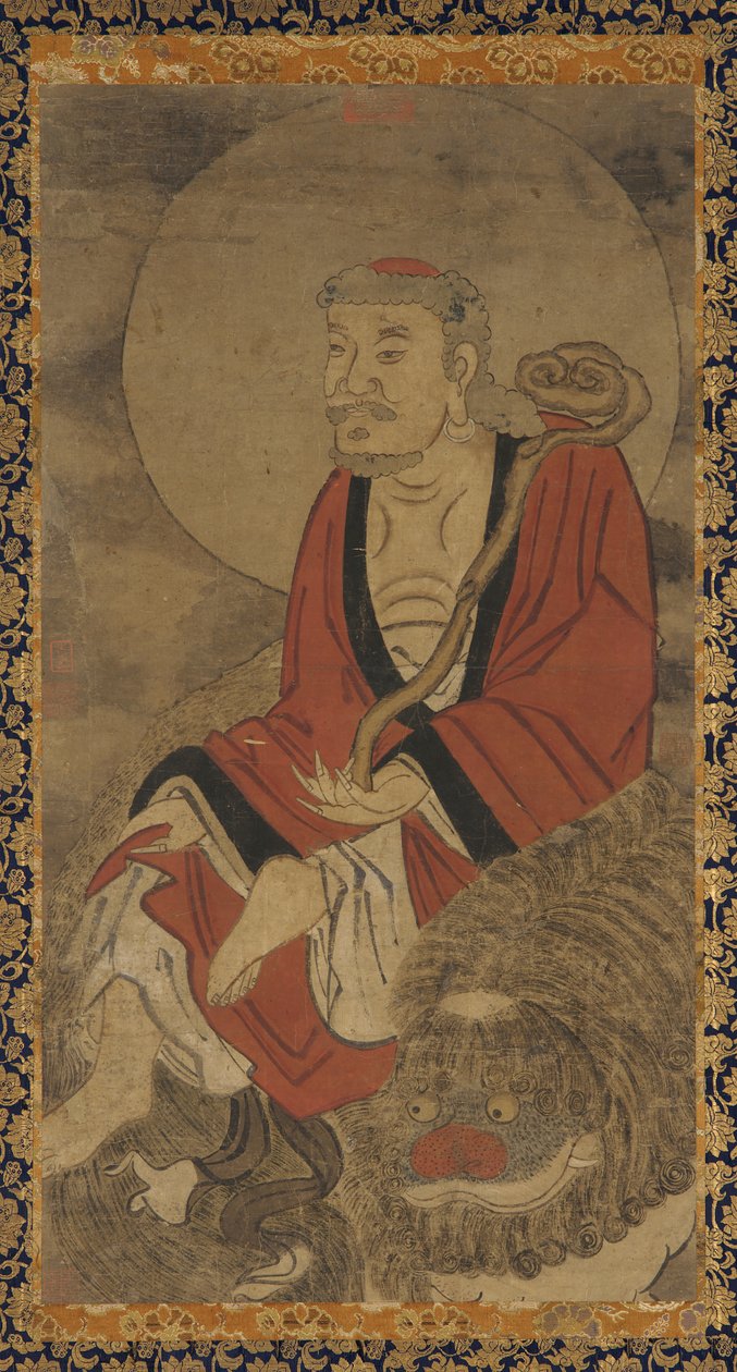 luo han ve aslan by Unknown artist
