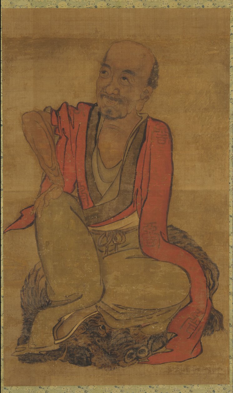 Manda Derisi Üzerinde Luohan by Unknown artist