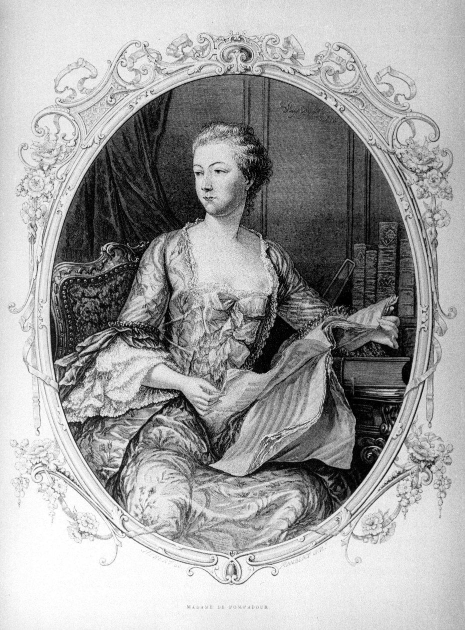 Madame de Pompadour, Jeanne Antoinette Poisson (1721-1764) (Pompadour Markizi)) by Unknown artist