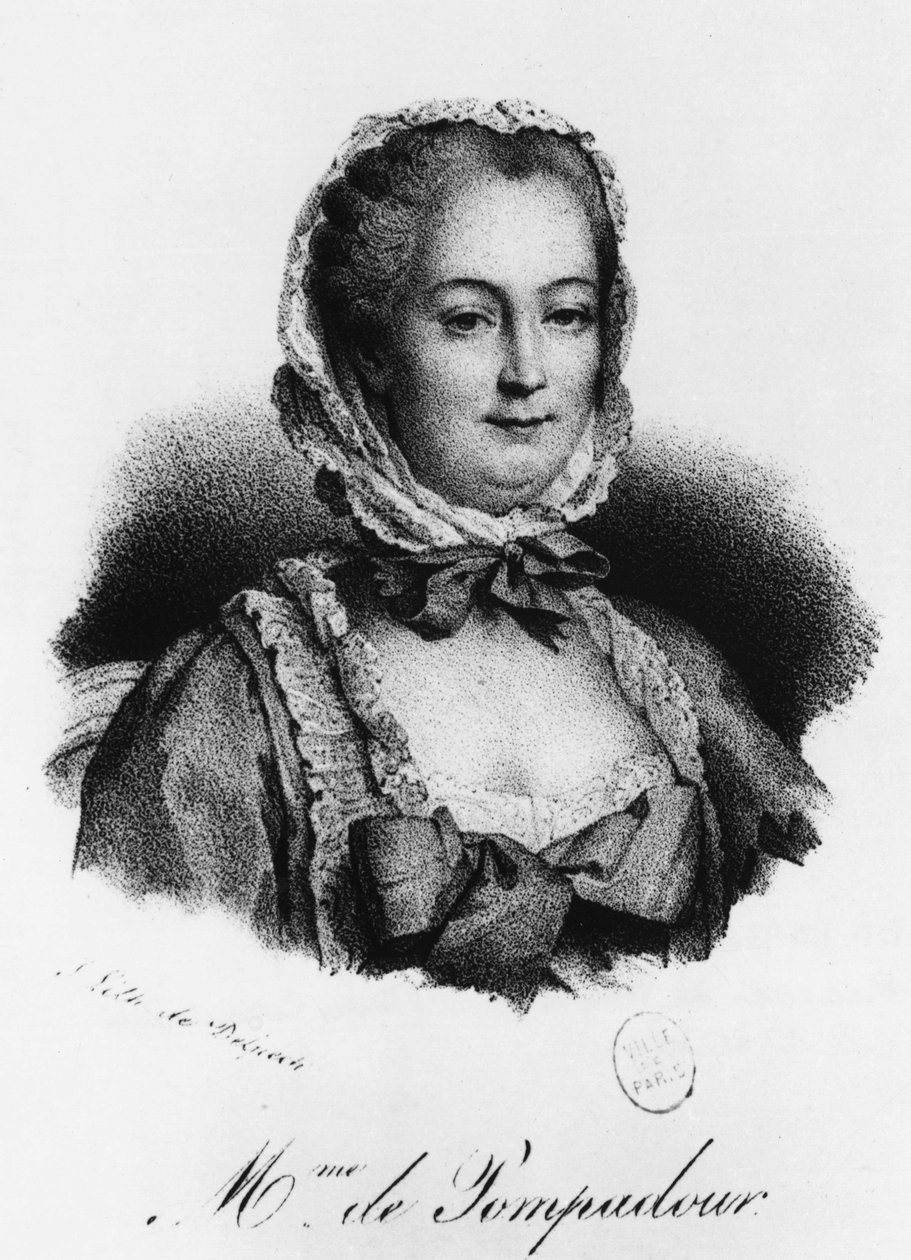 Madam de Pompadour, Jeanne Antoinette Poisson by Unknown artist