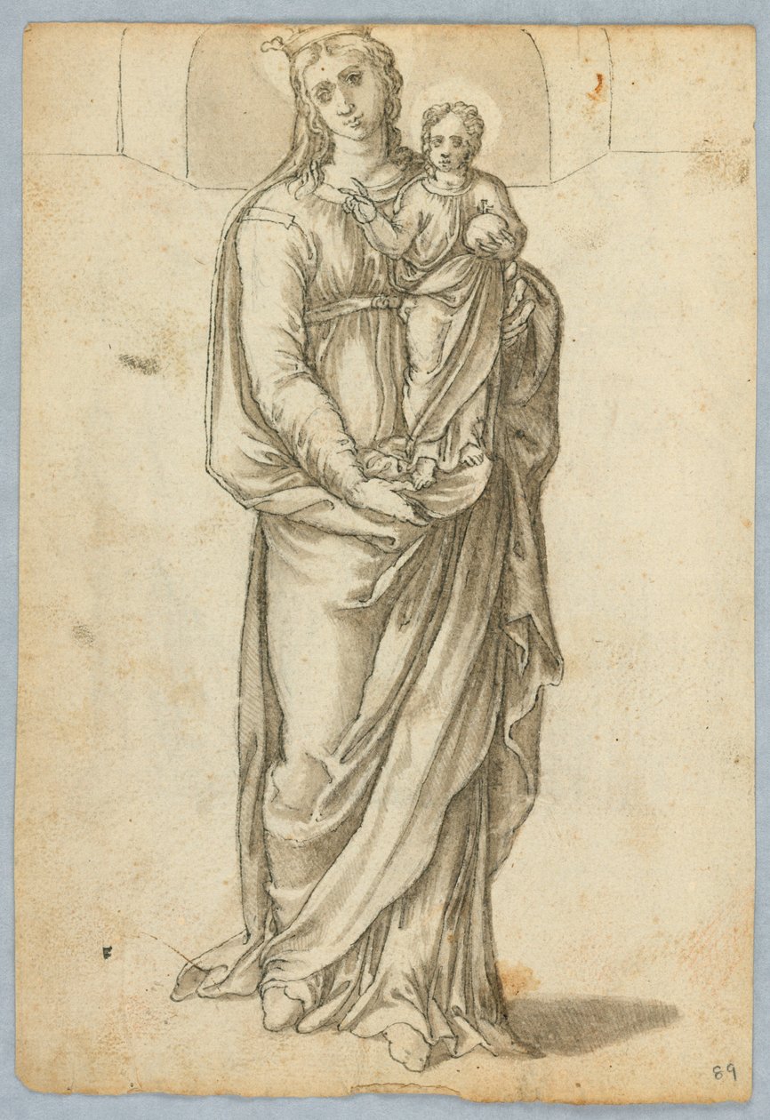 madonna ve çocuk by Unknown artist